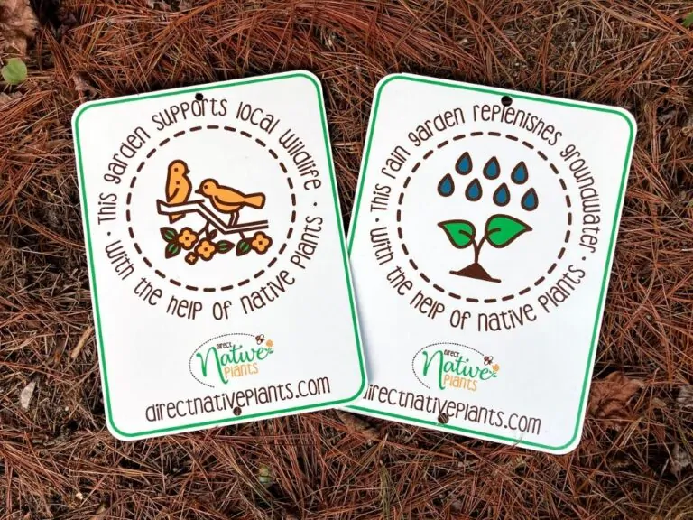 Wildlife and Rain Garden Signs