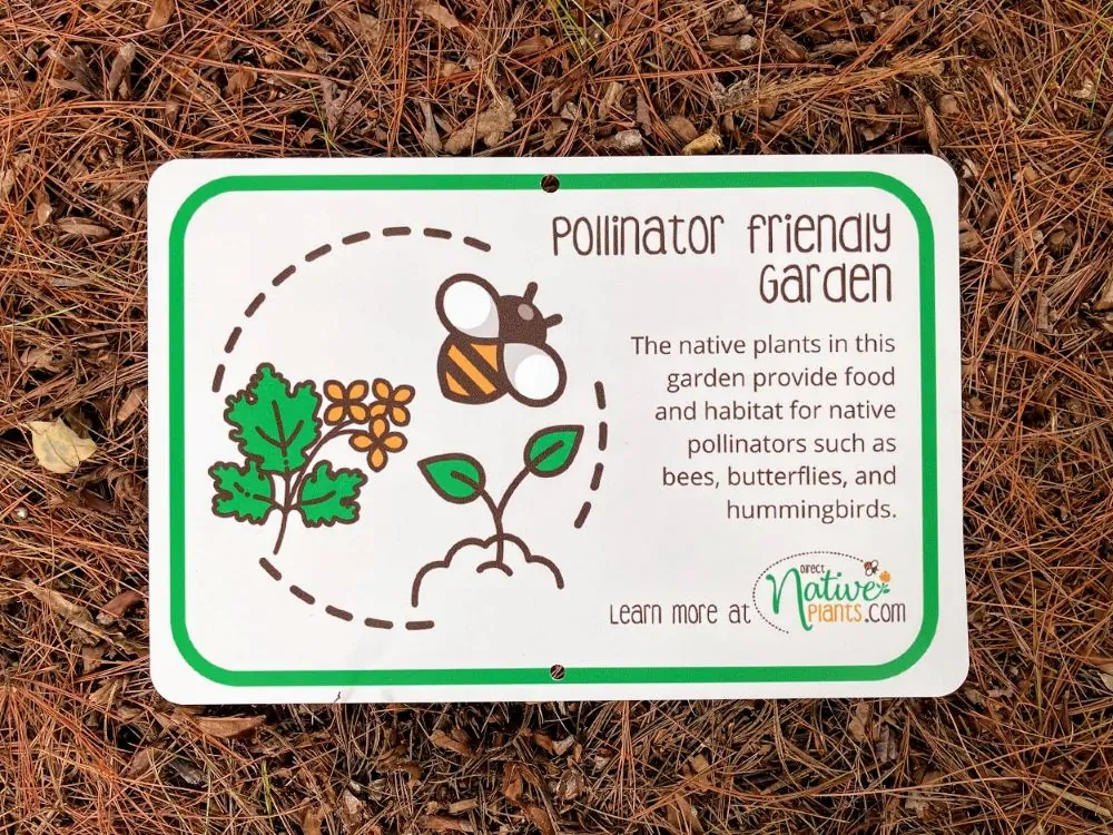 Pollinator Garden Sign