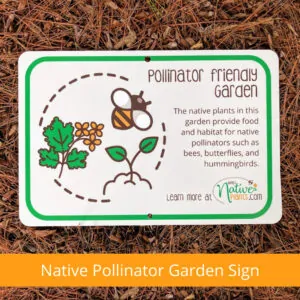 Native Pollinator Garden Sign